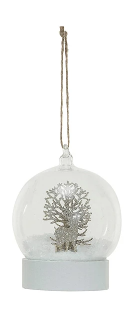 Glass Snow Globe Ornament