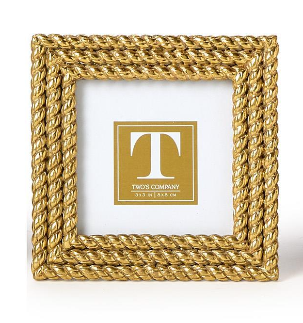 Gold Rope Mini Photo Frame