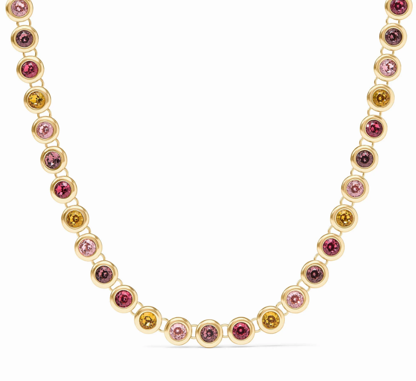 Julie Vos Trunk Show - Rainbow Tennis Necklace
