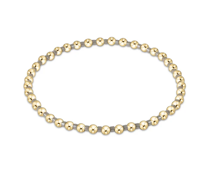 E Newton Hope Grateful 3mm Bead Bracelet