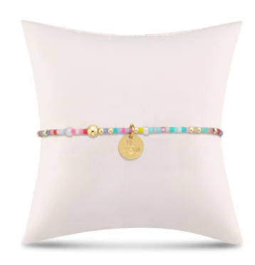 E Newton egirl Hope Unwritten Bracelet - Be You Gold Disc