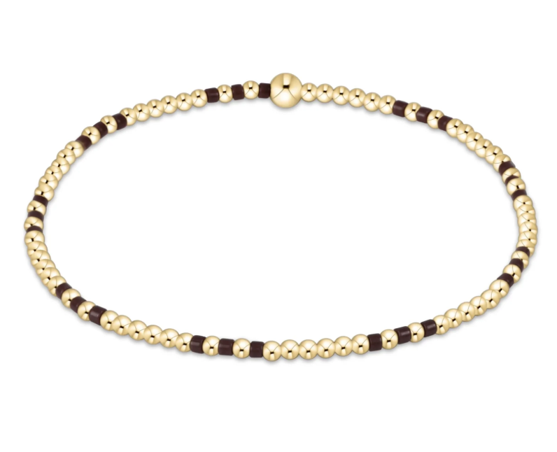 E Newton Hope Joy Pattern 2mm Bead Bracelet