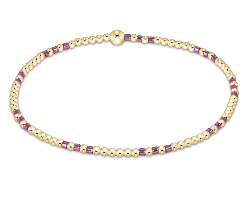 E Newton Hope Joy Pattern 2mm Bead Bracelet