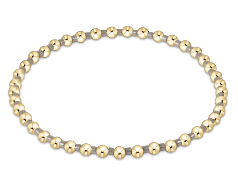 E Newton Hope Grateful 3mm Bead Bracelet