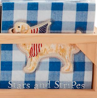Americana Cocktail Napkins - 12 Pack