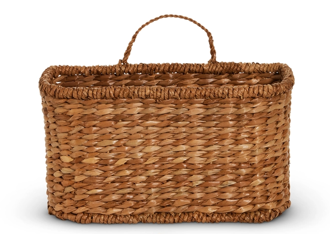 Flat Side Woven Basket