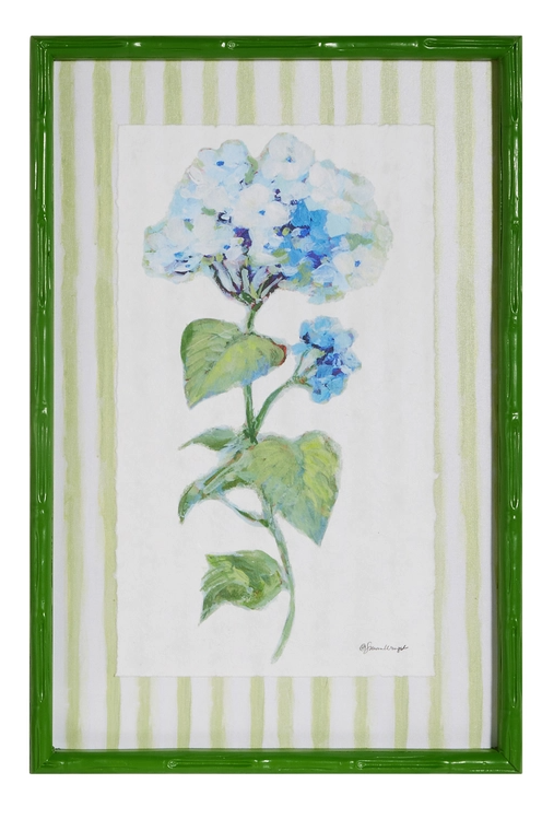 Azure Bloom Framed Print
