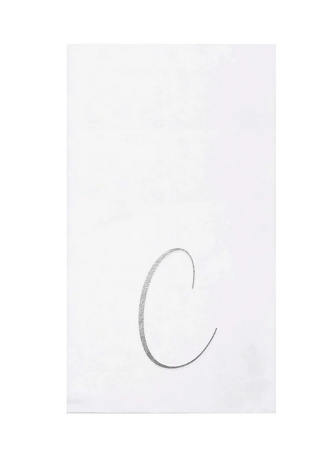 Vietri Papersoft Gold Monogram Napkins