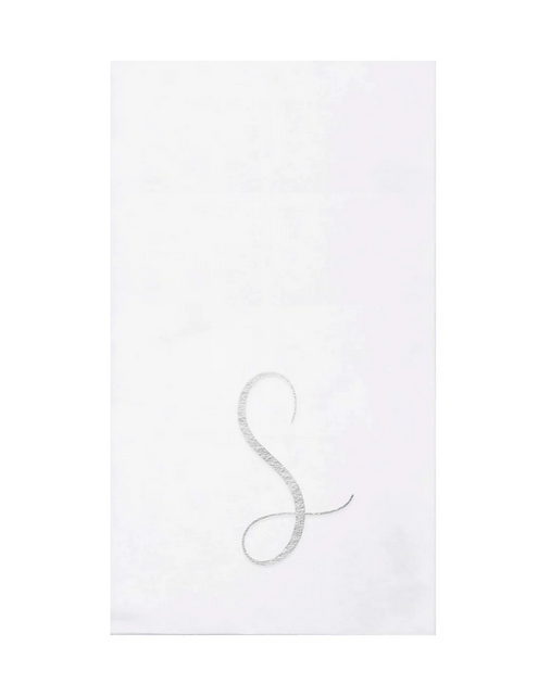 Vietri Papersoft Gold Monogram Napkins