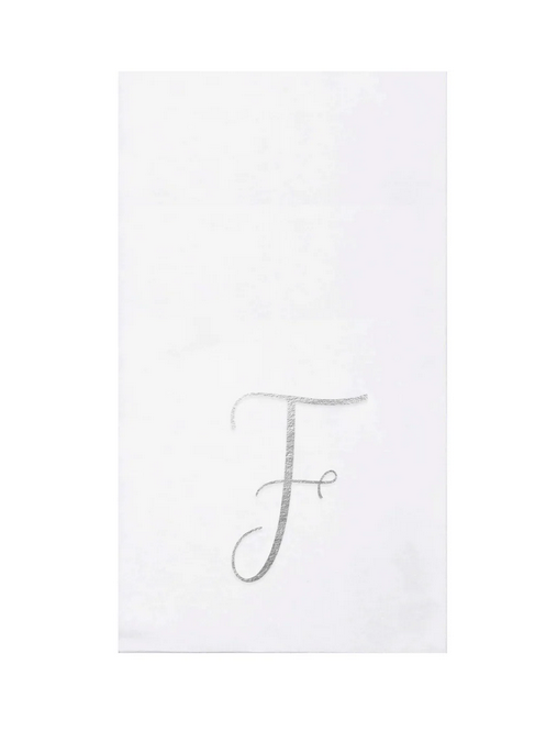 Vietri Papersoft Gold Monogram Napkins