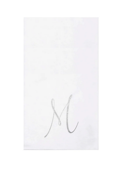 Vietri Papersoft Gold Monogram Napkins