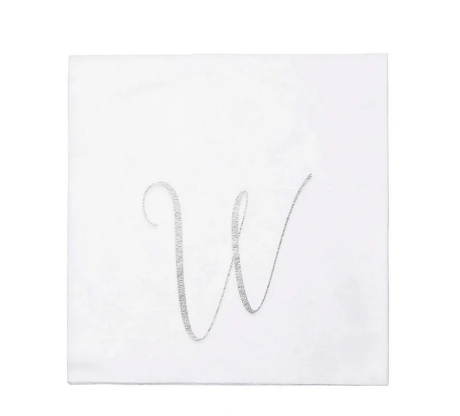 Vietri Papersoft Gold Monogram Napkins