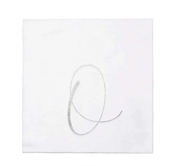 Vietri Papersoft Gold Monogram Napkins
