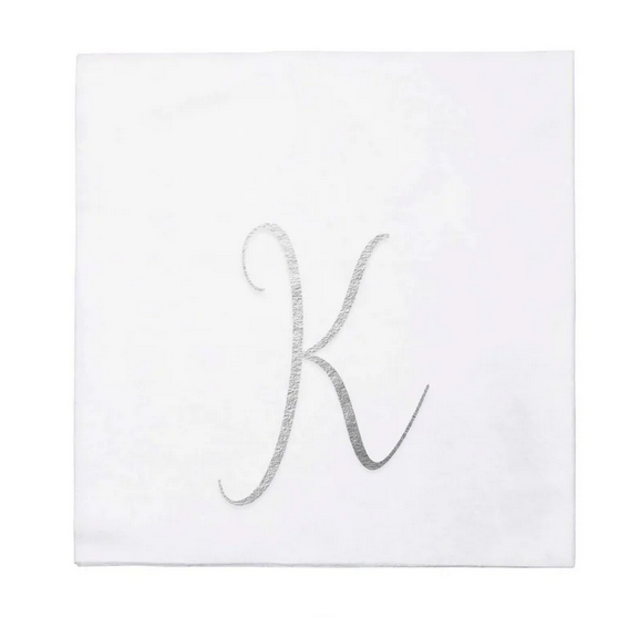 Vietri Papersoft Gold Monogram Napkins