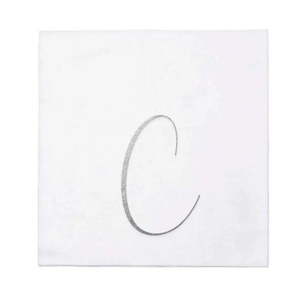 Vietri Papersoft Gold Monogram Napkins