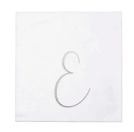 Vietri Papersoft Gold Monogram Napkins