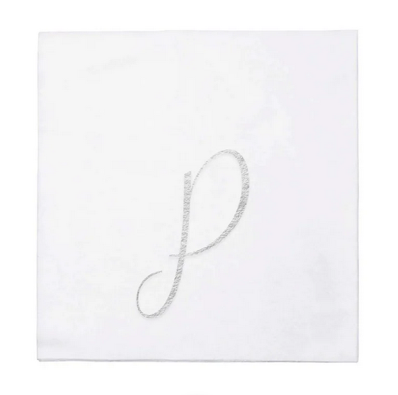 Vietri Papersoft Gold Monogram Napkins