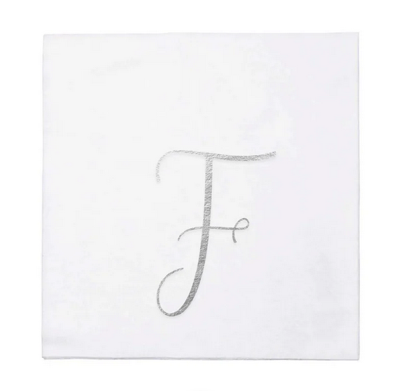 Vietri Papersoft Gold Monogram Napkins