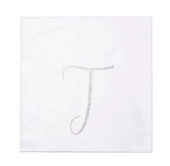 Vietri Papersoft Gold Monogram Napkins