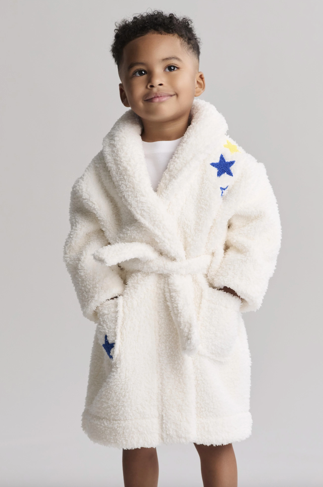 Barefoot Dreams Brushed CozyChic Toddler/Youth Embroidered Robe