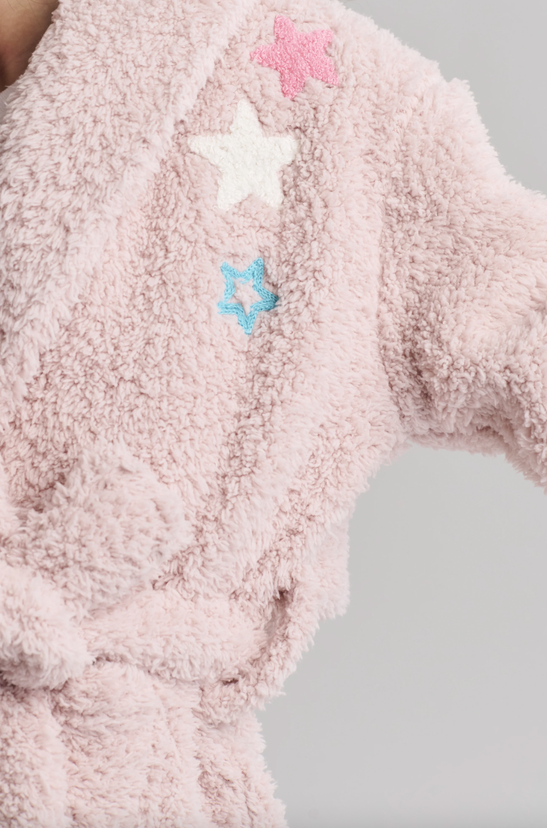 Barefoot Dreams Brushed CozyChic Toddler/Youth Embroidered Robe