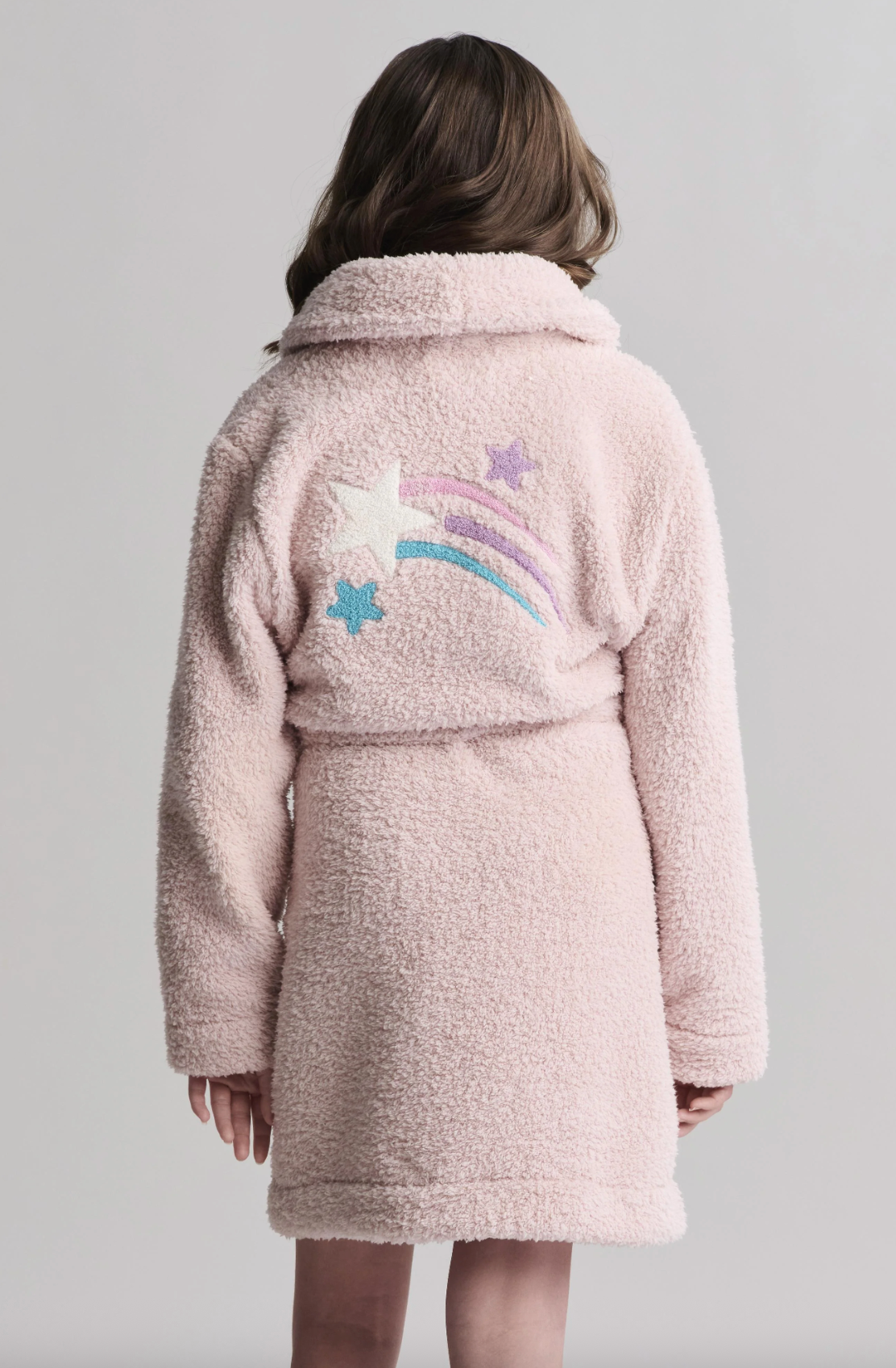 Barefoot Dreams Brushed CozyChic Toddler/Youth Embroidered Robe
