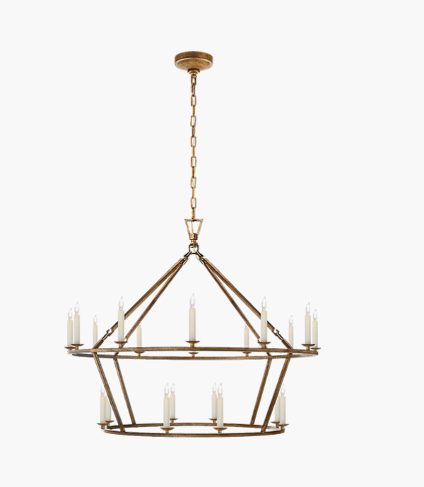 Darlana Large Two-Tiered Ring Chandelier