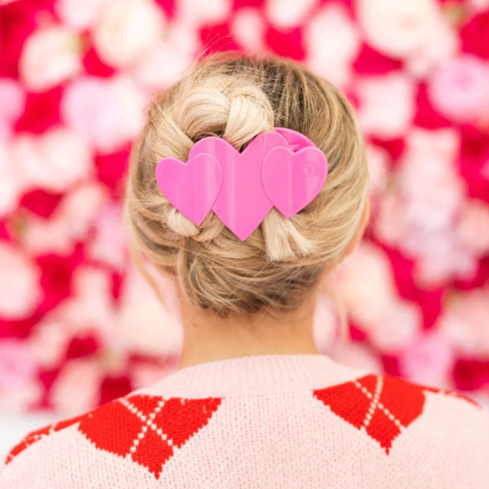 Teleties Heart to Heart Flat Hair Clip