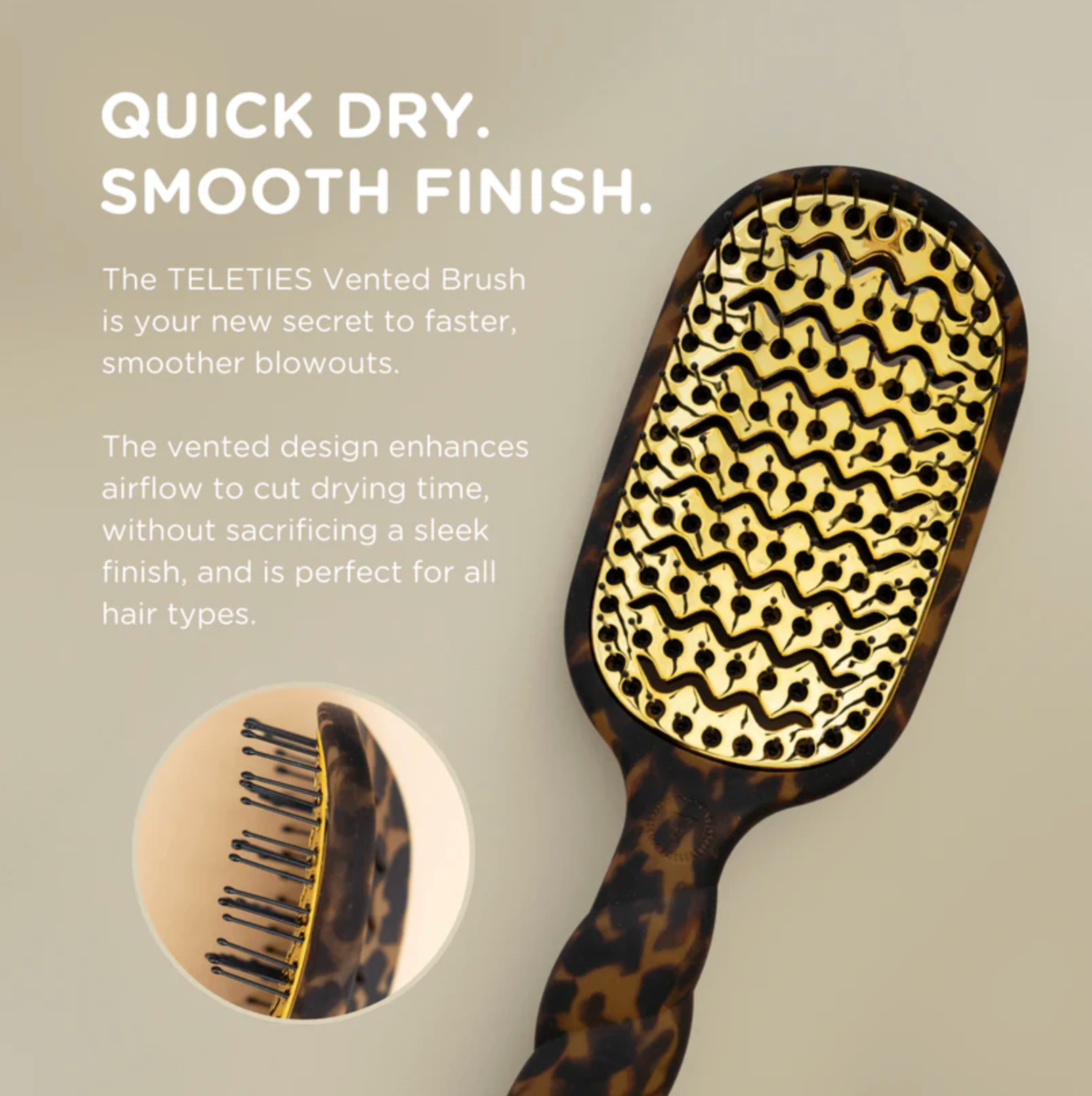 Teleties Vented Hair Brush