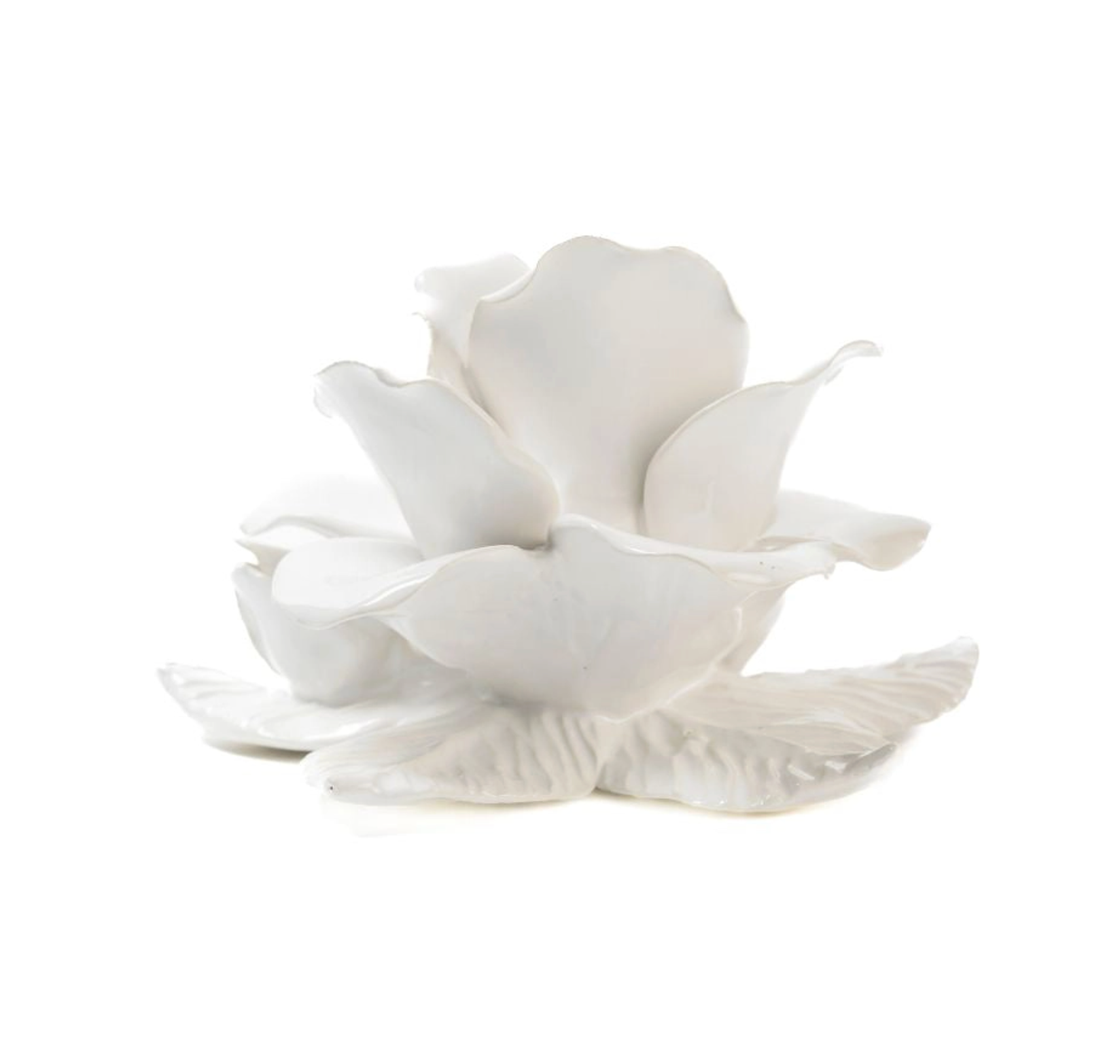 Handcrafted Rose Petal Candle Holder