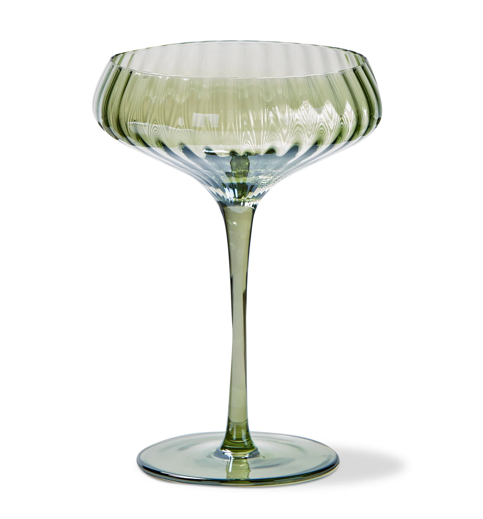 Iridescent Optic Coupe Glasses - Set of 2