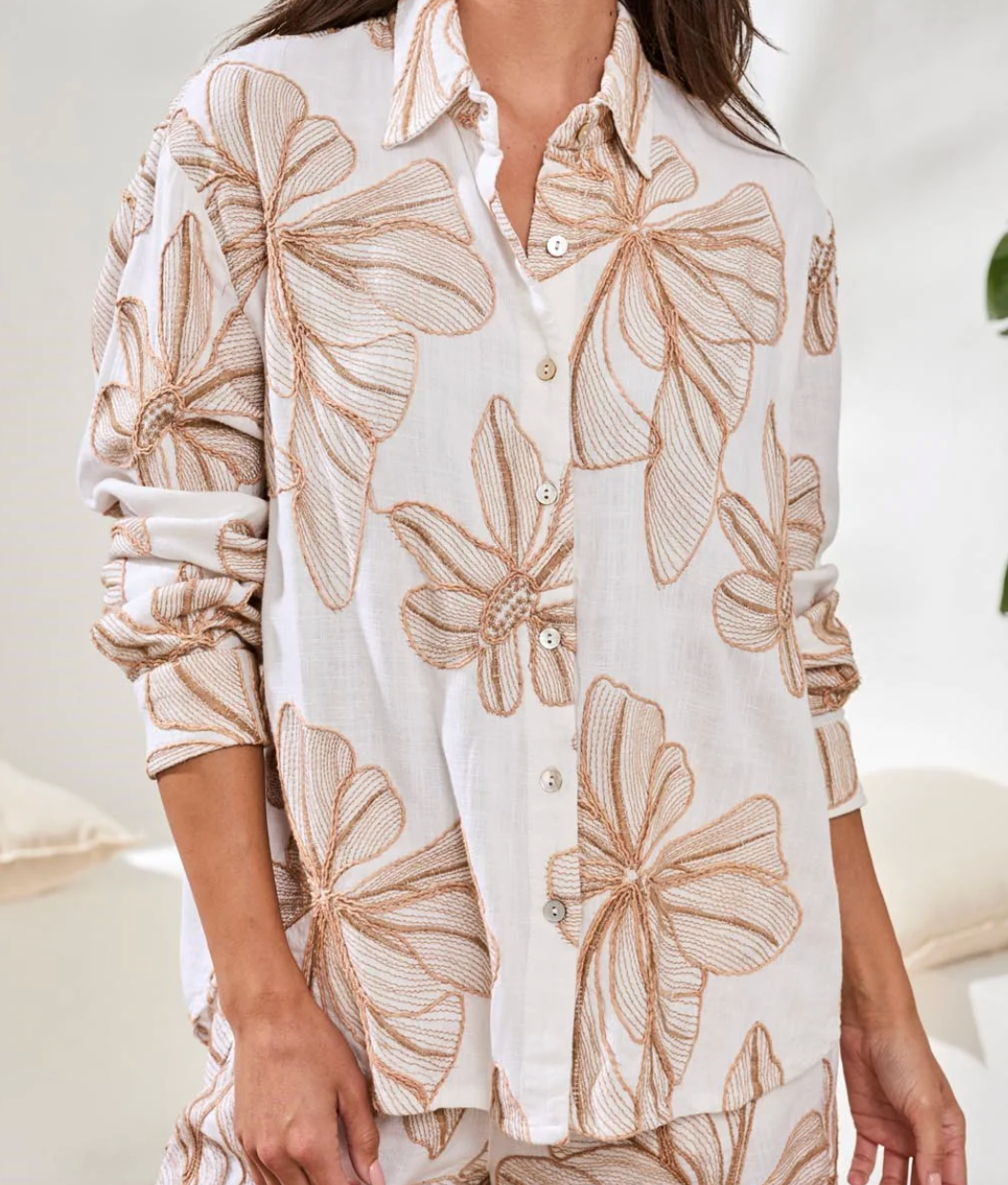 Tribal Cannes Embroidered Top