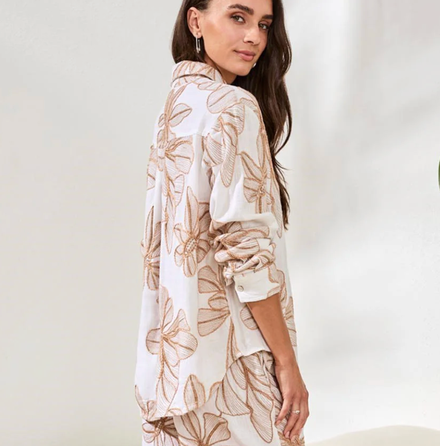 Tribal Cannes Embroidered Top
