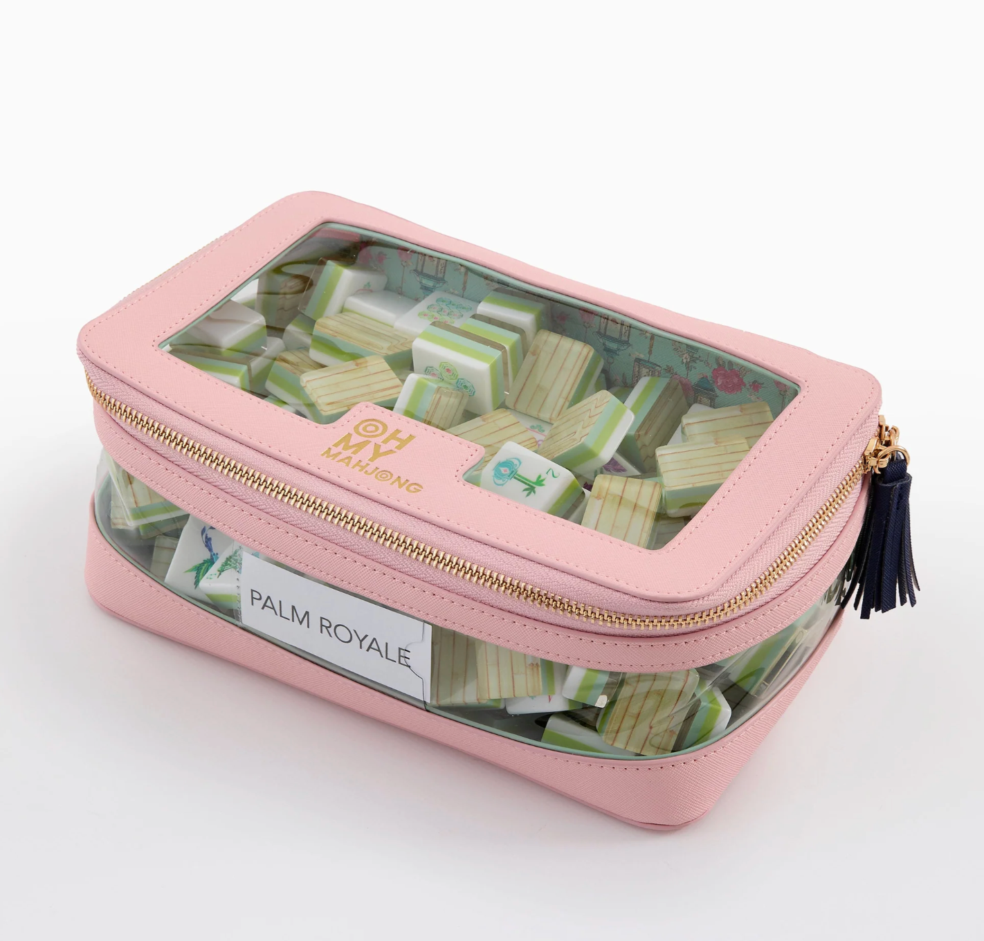Light Pink Tile Storage Bag