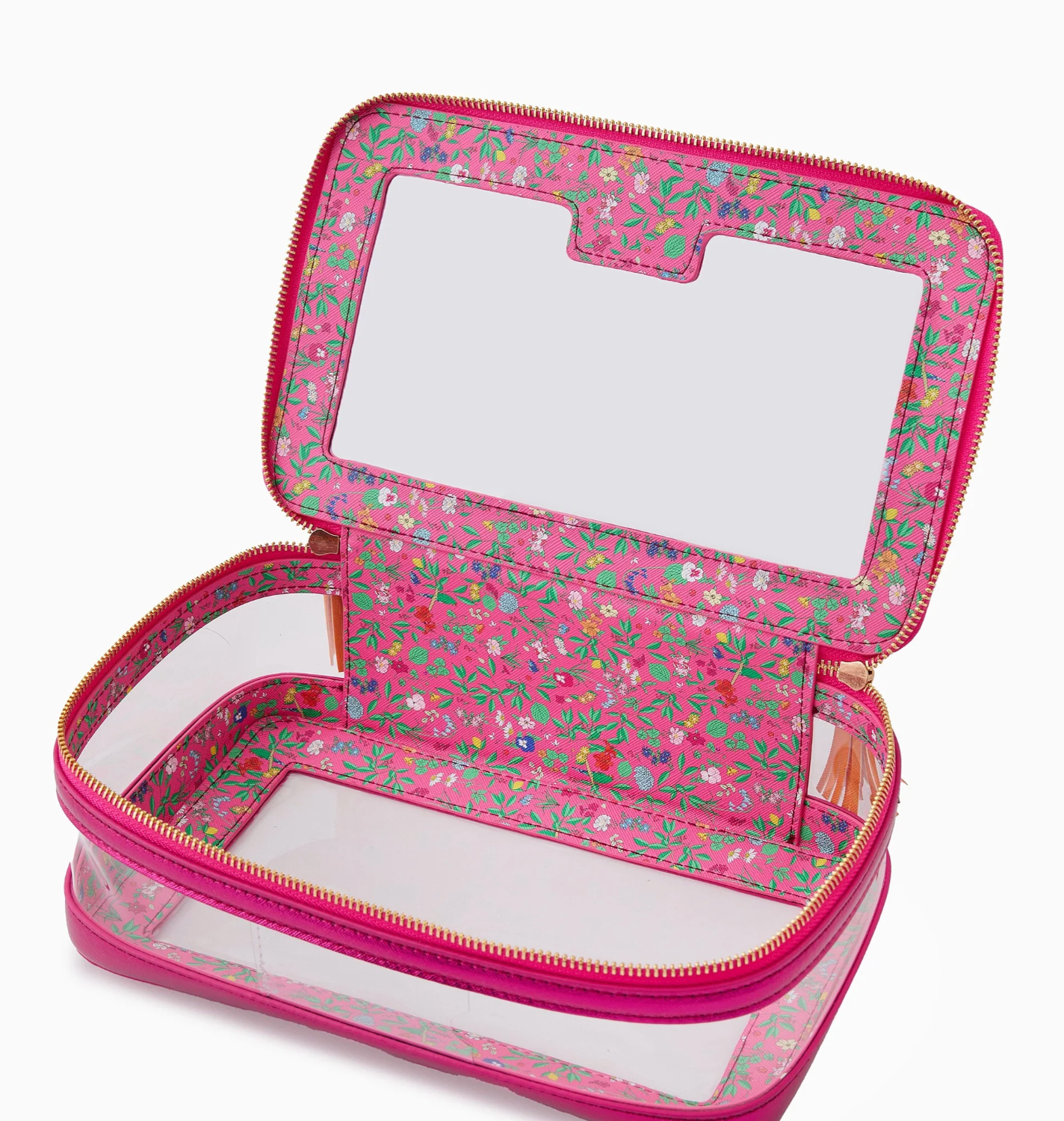 Metallic Pink Tile Storage Bag