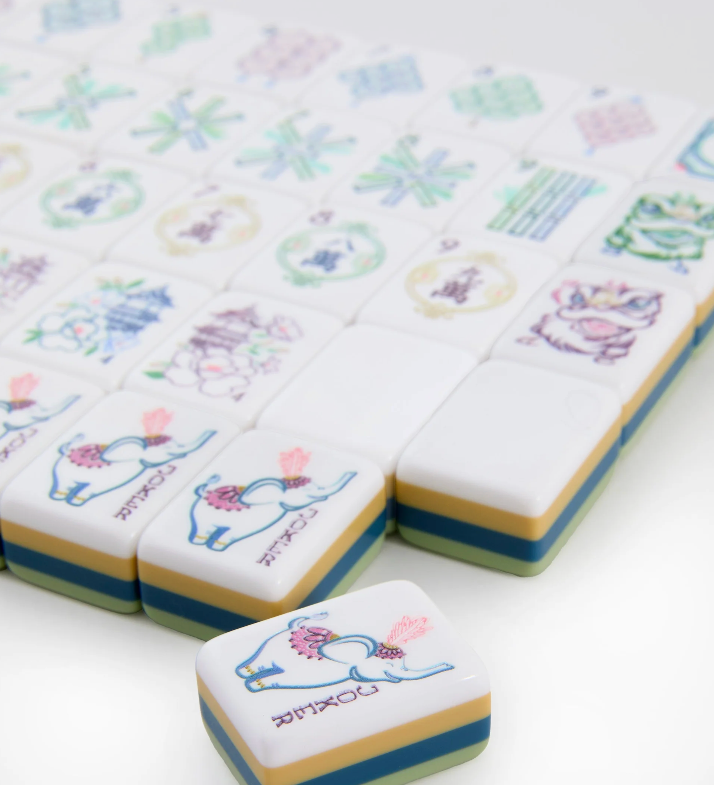 Willow Mahjong Tiles
