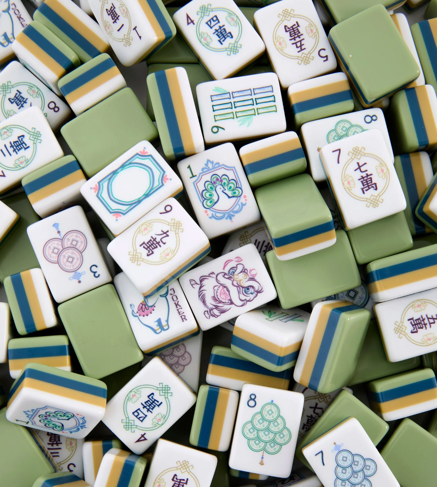 Willow Mahjong Tiles