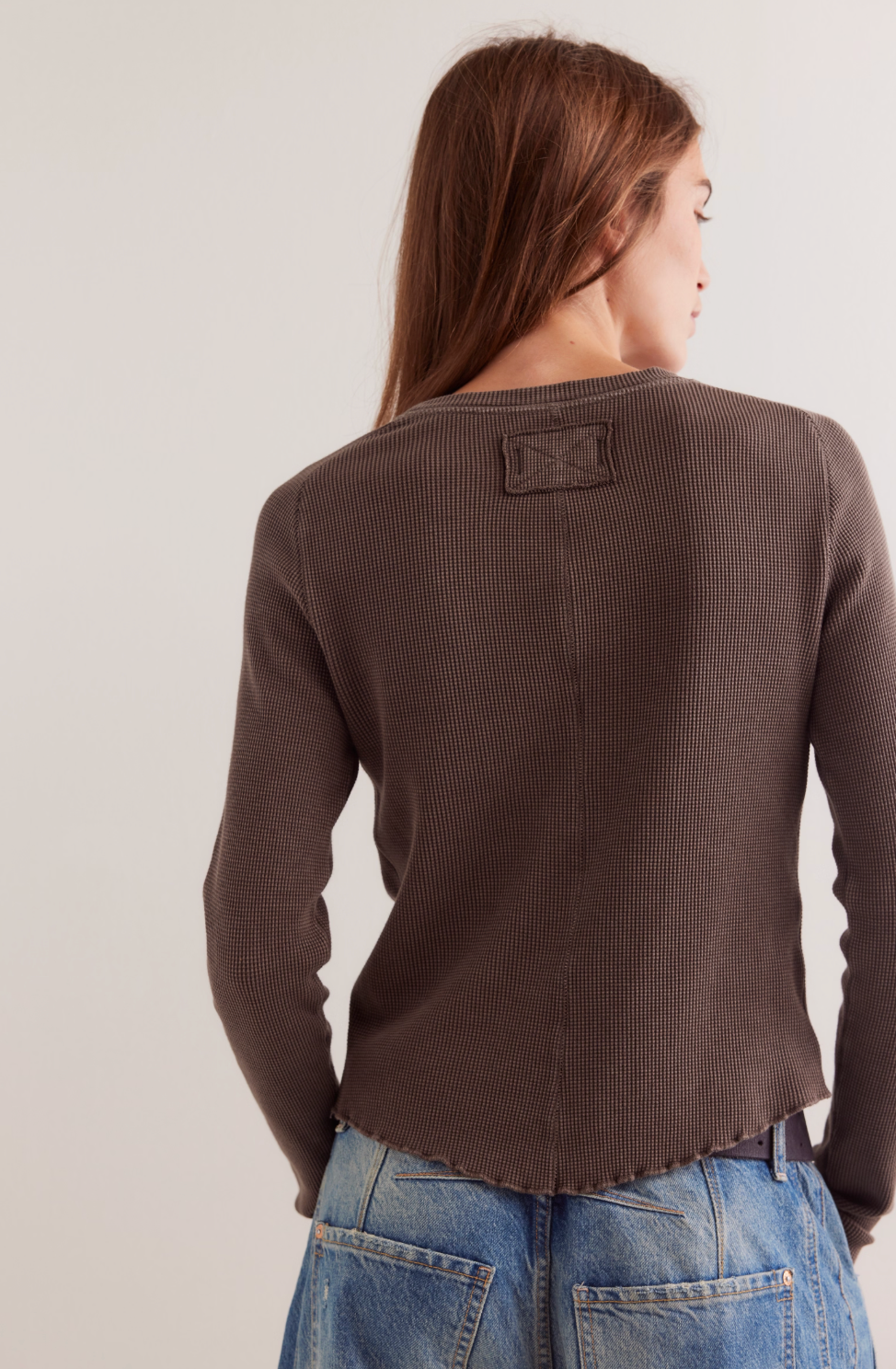 Free People easy Does It Tee - Double Espresso