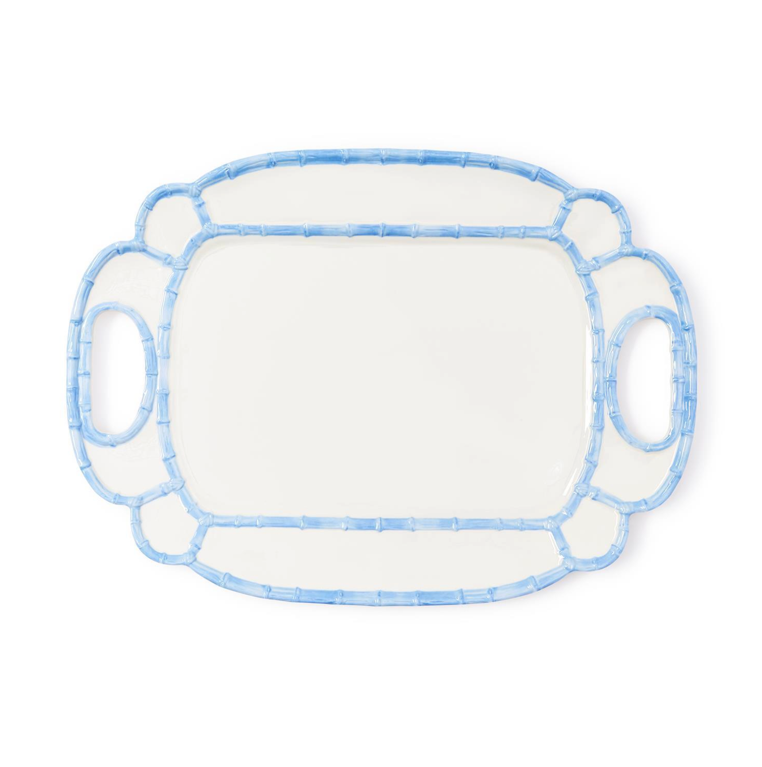 French Blue Bamboo Touch Platter
