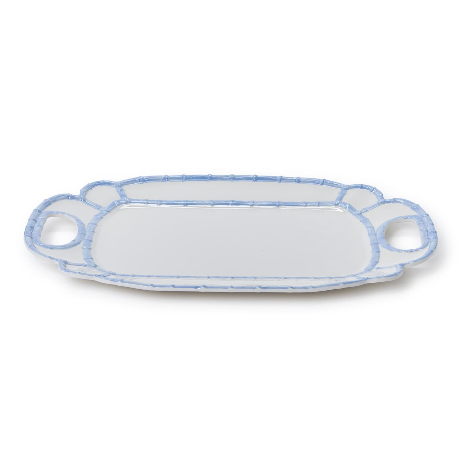 French Blue Bamboo Touch Platter