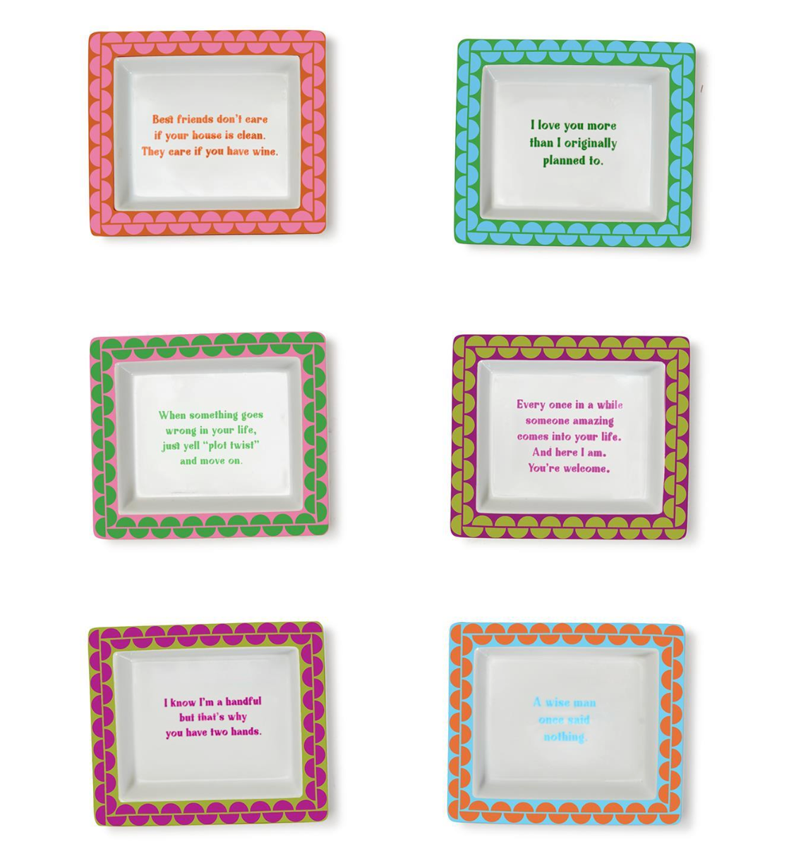 Sassy Wise Saying Desk Tray