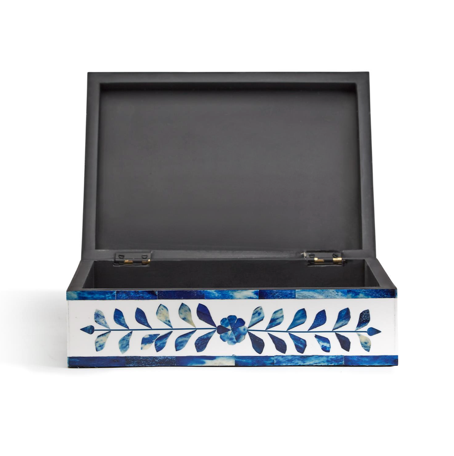 Jaipur Palace Blue & White Hinged Cover Box