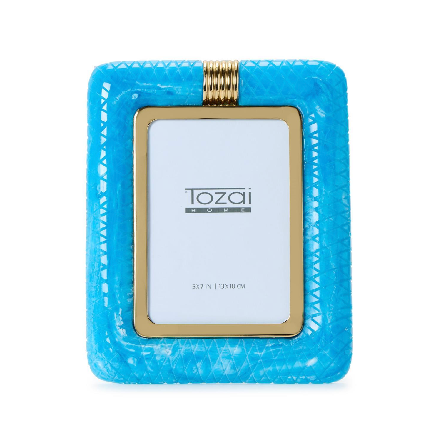 Opulence Peacock Blue Photo Frame