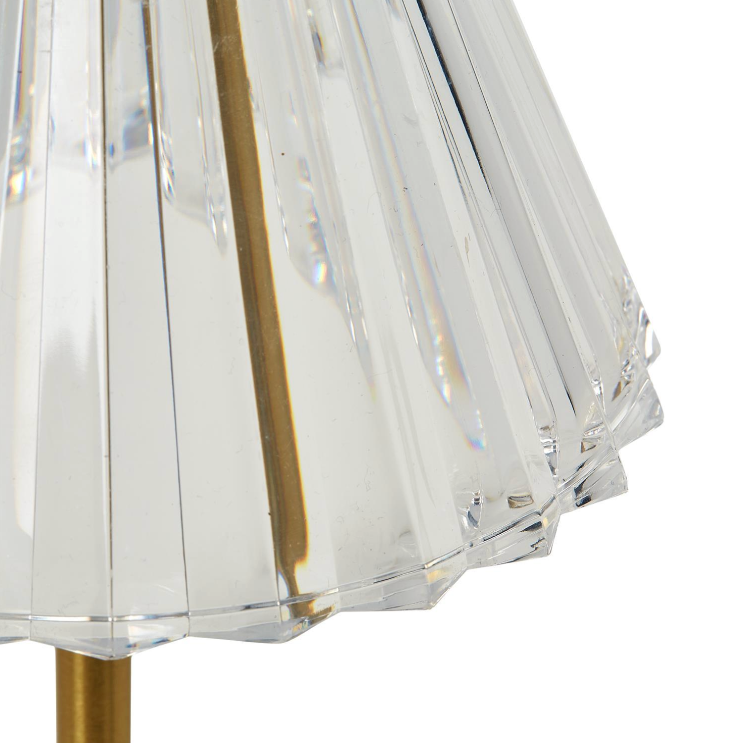 LED Portable Cordless Table Lamp with Acrylic Shade