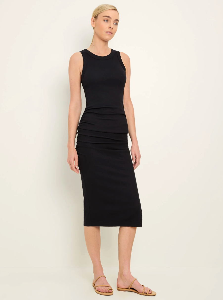 Michael Stars Wren Midi Dress - Black