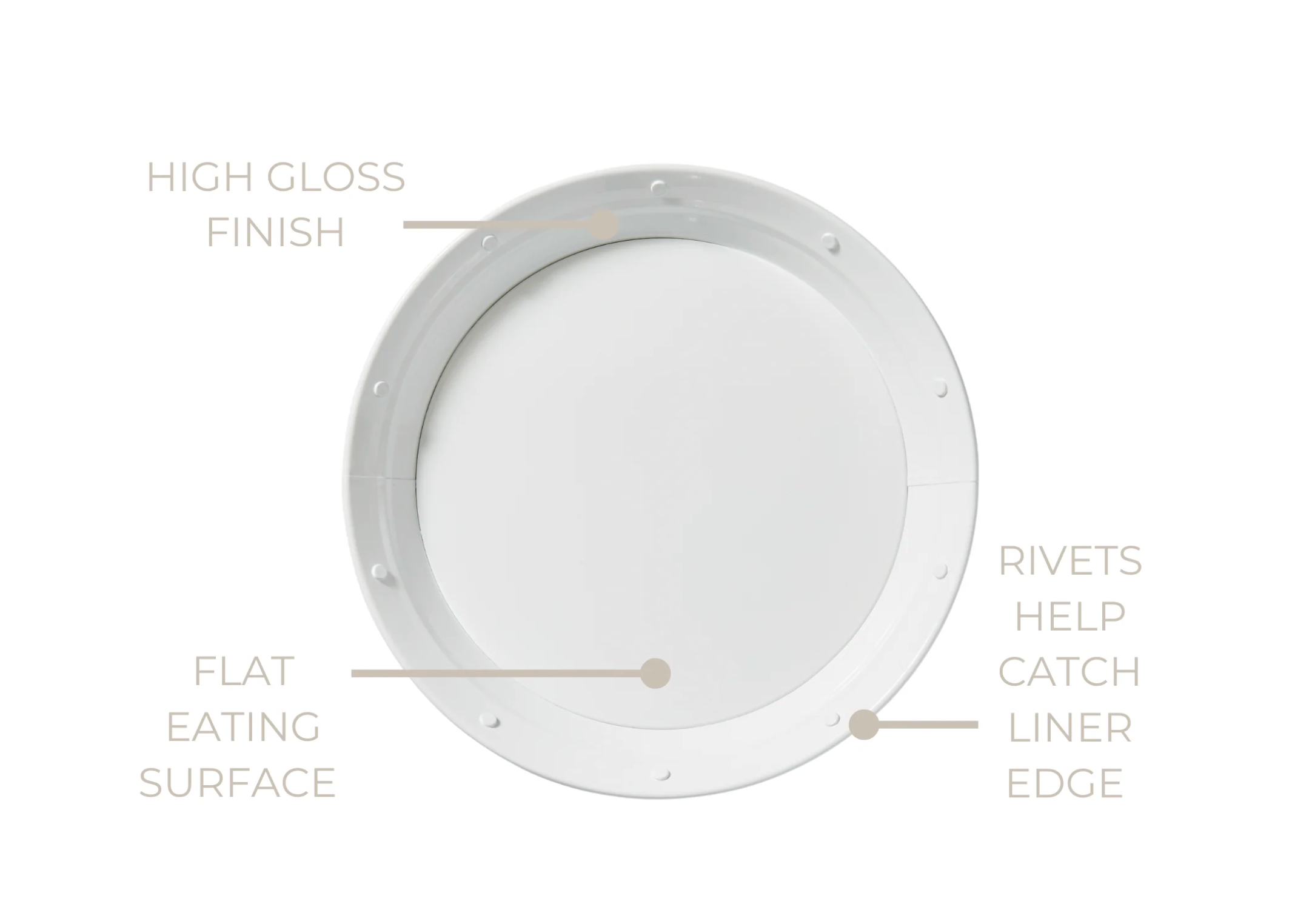 White Metal Plates