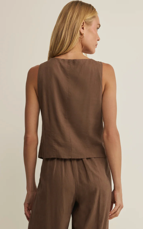 Z Supply Roman Linen Vest