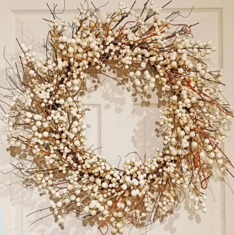 Pearl Cranberry Wreath