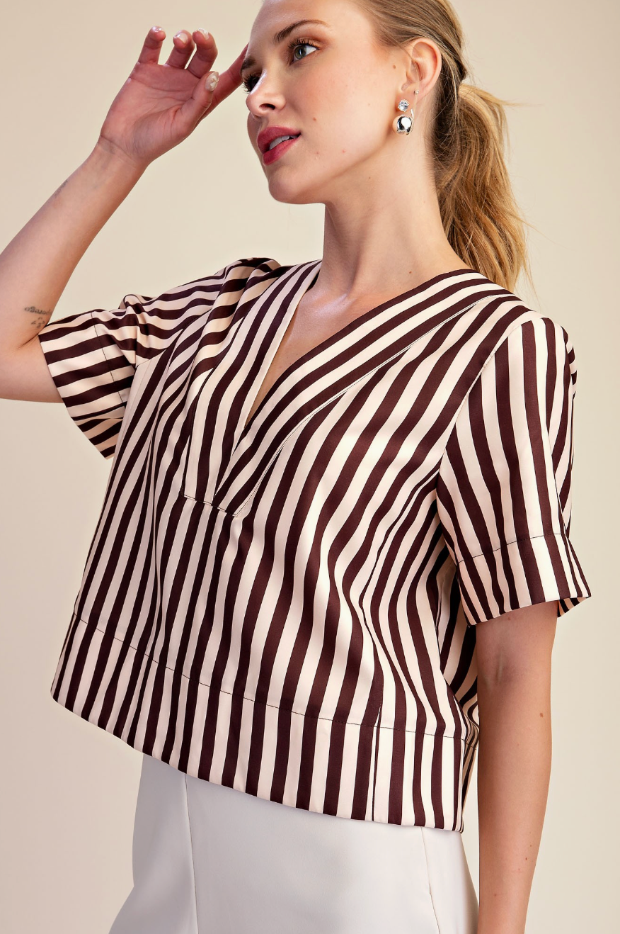 Monroe Stripe Blouse