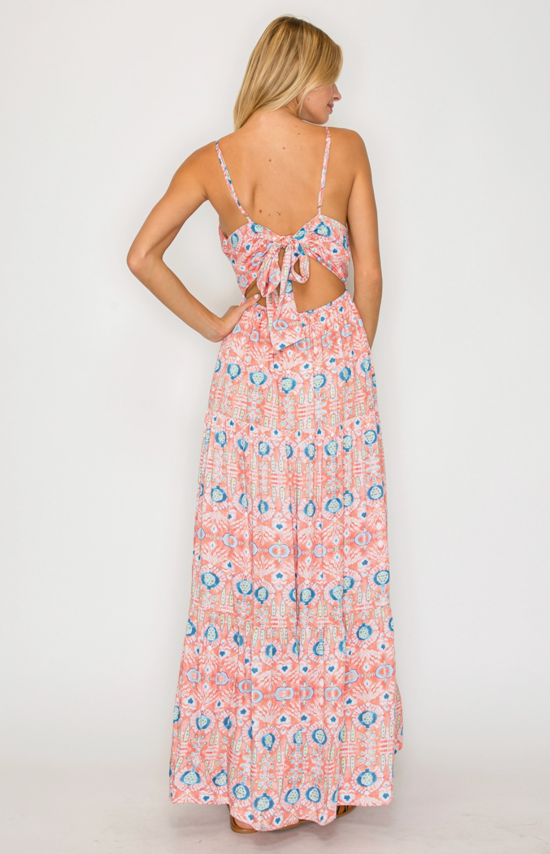 Sunset Tapestry Maxi Dress